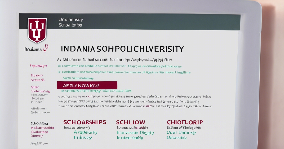 Indiana University Scholarships for International Students: Apply Now